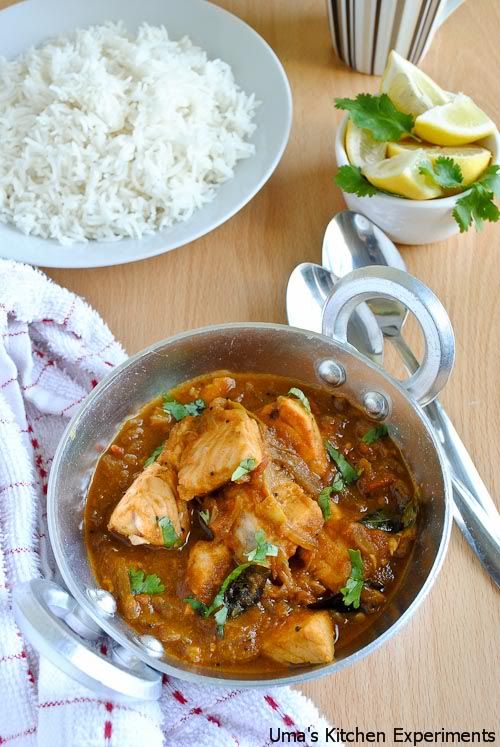 Simple Salmon Fish Curry - Indian Curry Trail